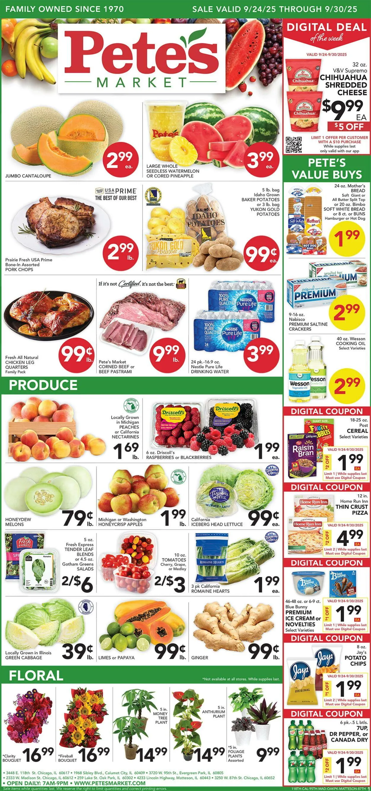 Weekly ad Pete's Fresh Market from September 17 to September 23 2025 - Page 1