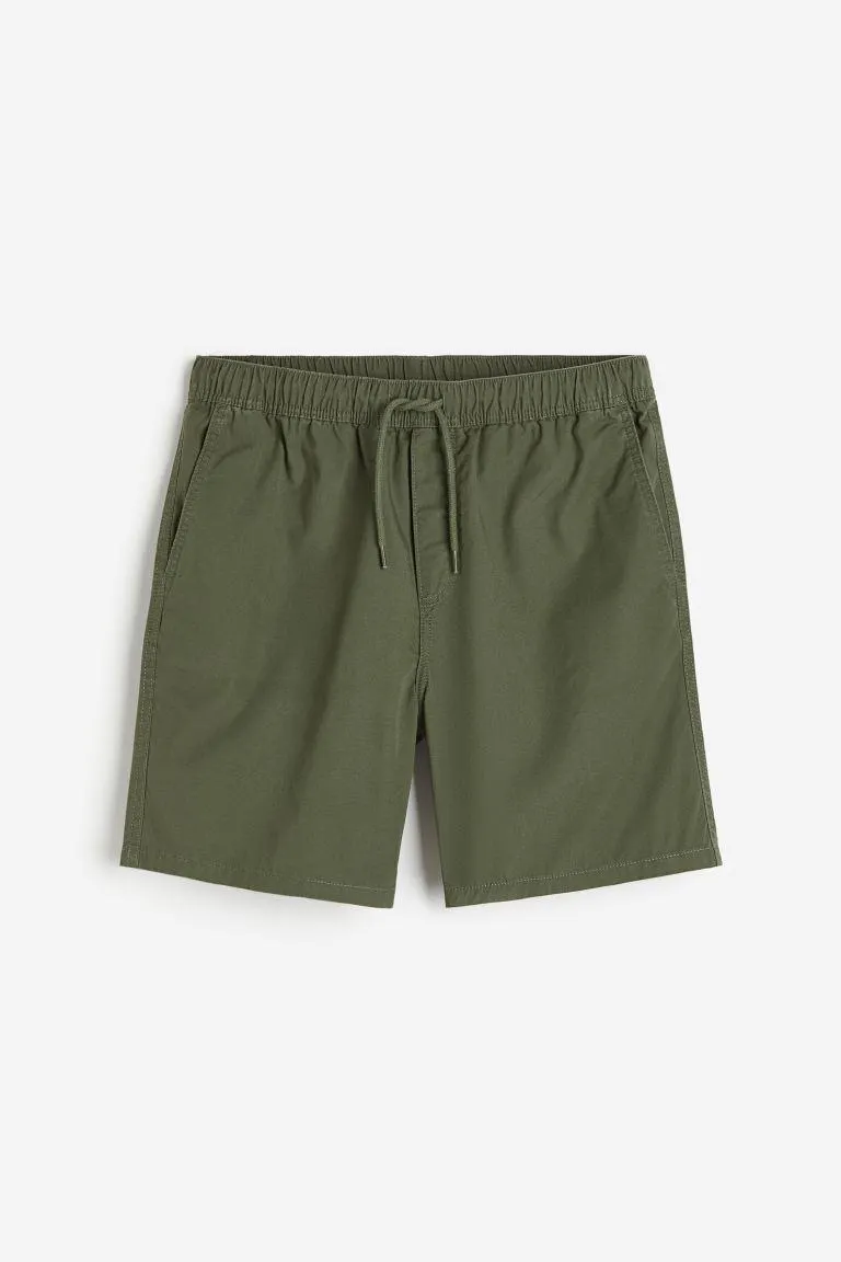 Regular Fit Cotton Shorts