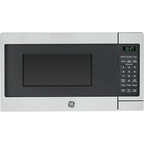 GE 700-watt Compact 0.7 Cu Ft Countertop Microwave Oven - GCST07N1WSS - Open Box