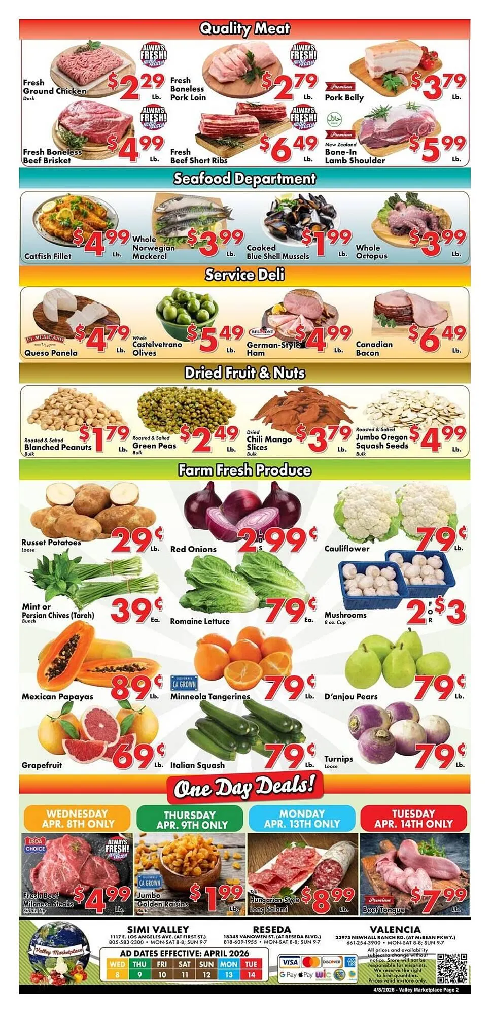 Weekly ad Valley Marketplace weekly ad from April 8 to April 14 2026 - Page 2