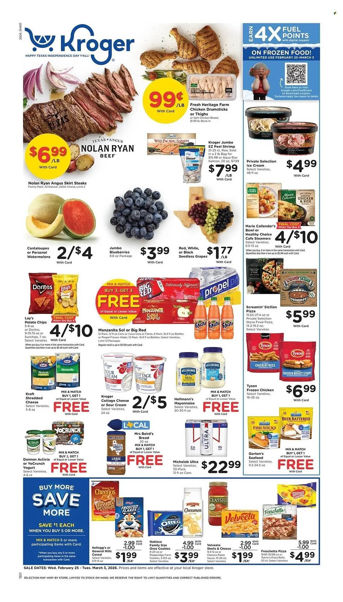 Weekly ad Kroger weekly ad from February 25 to March 3 2026 - Page 1