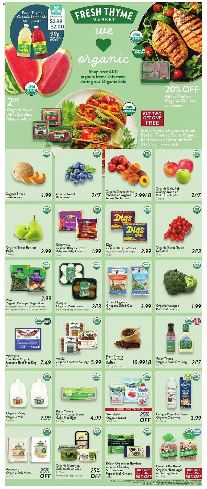 Fresh Thyme Weekly Ad - 1
