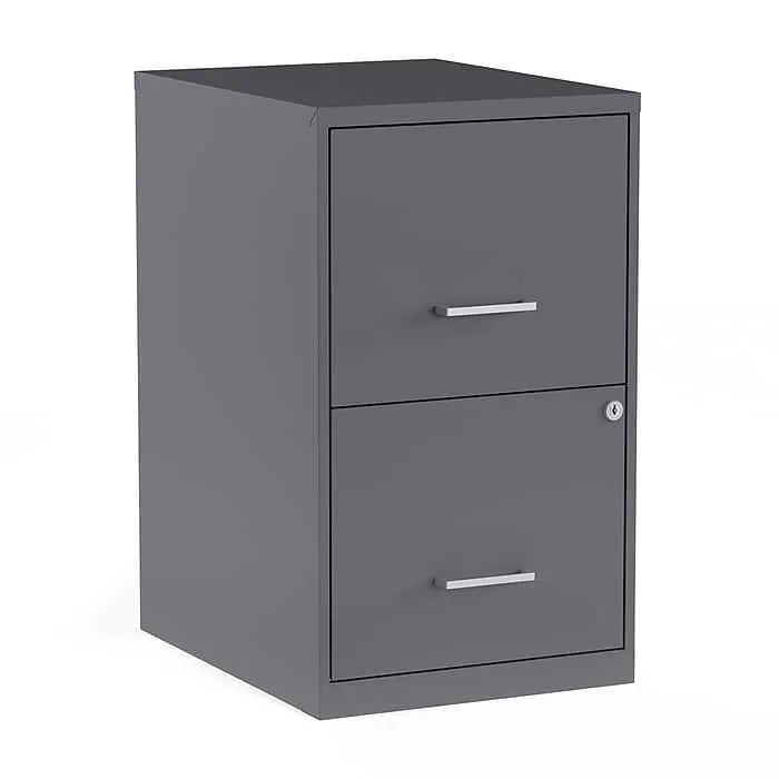 Staples Light Duty 2-Drawer Vertical File Cabinet,