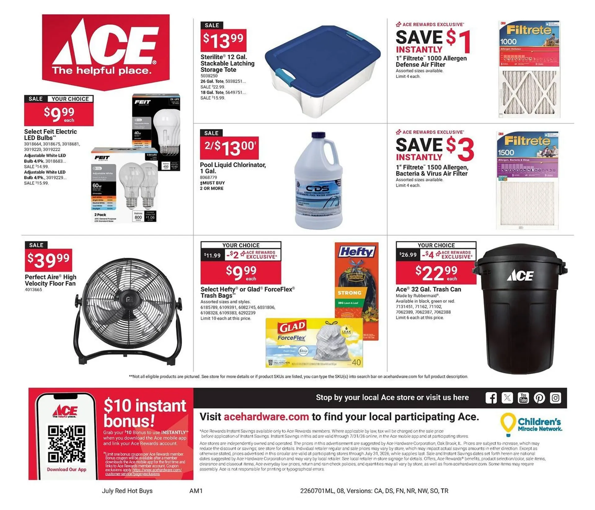 Weekly ad Ace Hardware flyer from July 1 to August 1 2026 - Page 12