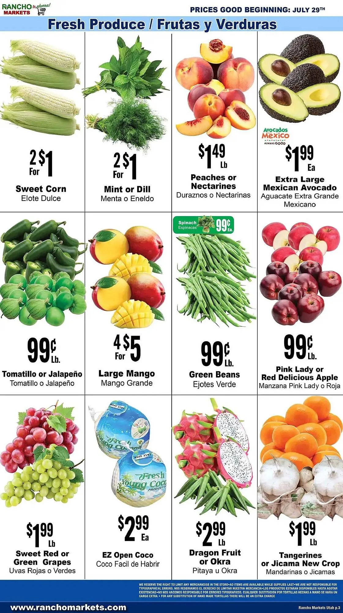 Weekly ad Rancho Markets Weekly Ad from July 28 to August 5 2025 - Page 3