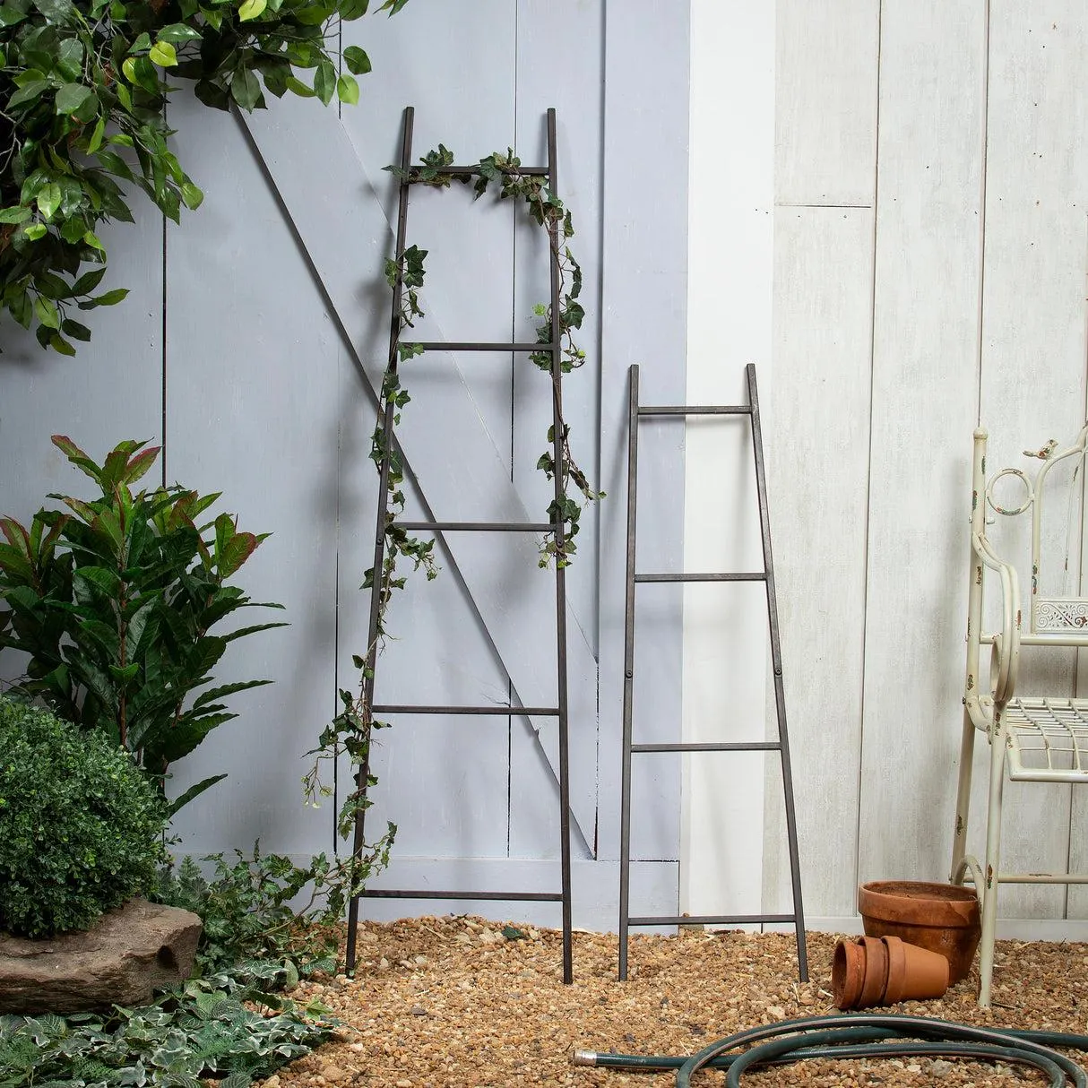 Metal Ladder Décor, Set of 2