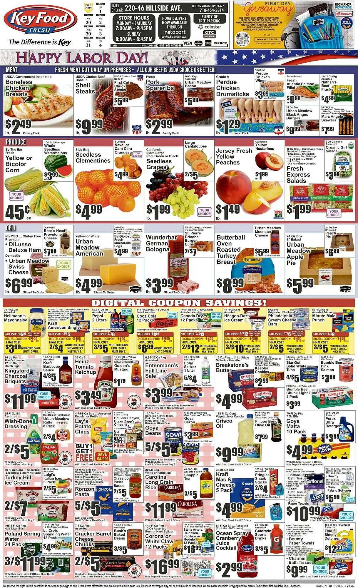 Weekly ad Key Food Weekly Ad from August 29 to September 4 2025 - Page 1