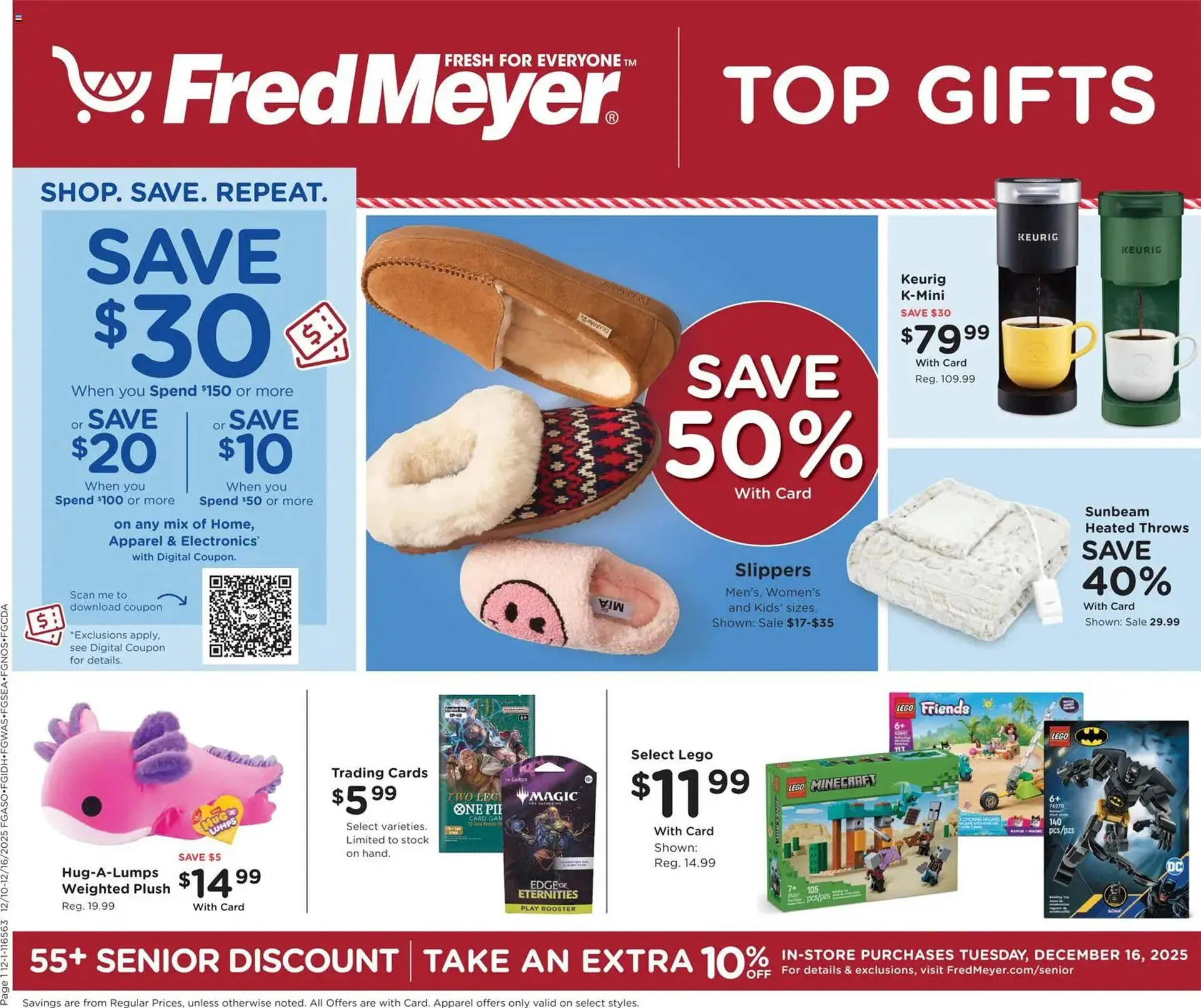 Weekly ad Fred Meyer weekly ad from December 10 to December 16 2025 - Page 1
