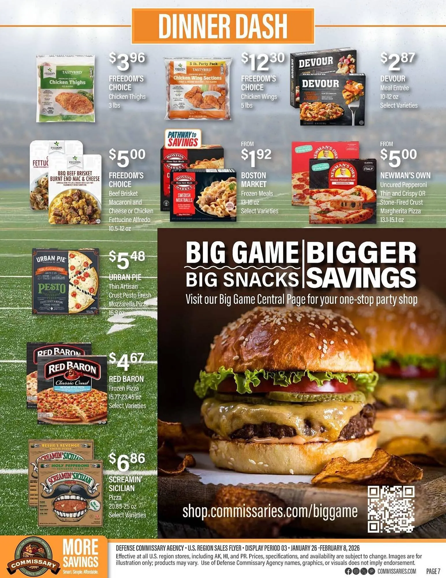 Weekly promotion Commissary weekly ad spanning from January 26 to February 8 2026 - Page 7 for Catalogue 365