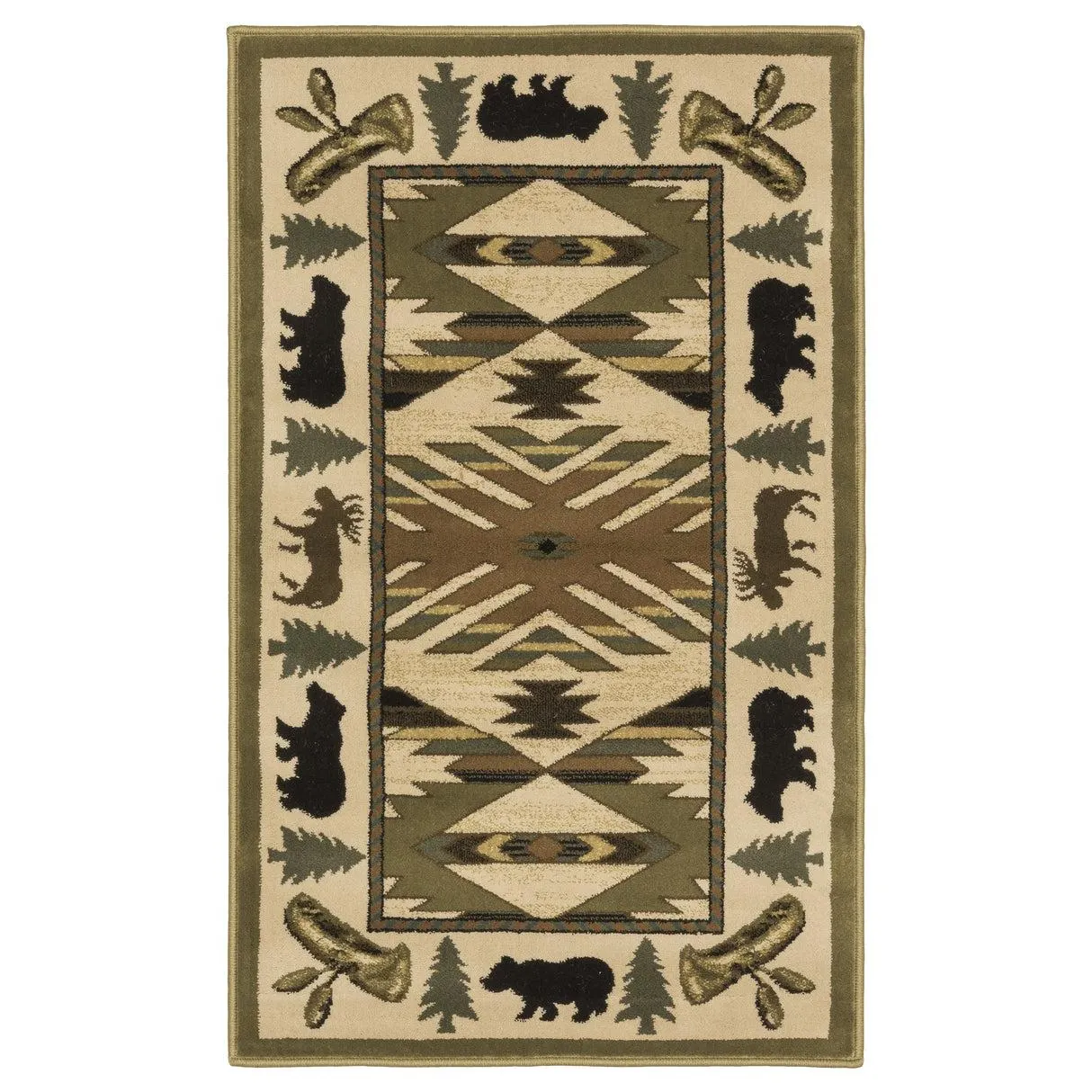 Vista Bear & Moose Rug