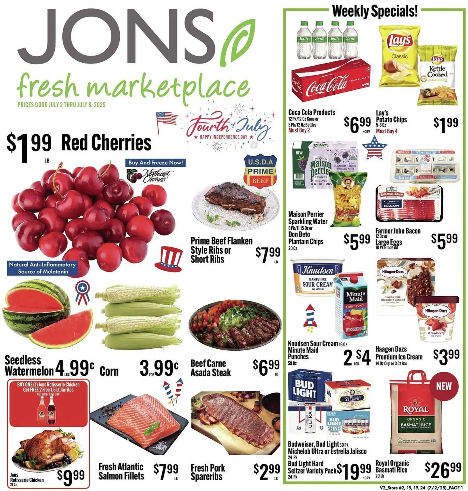 Weekly ad Jons International Weekly Ad from July 2 to July 8 2025 - Page 1