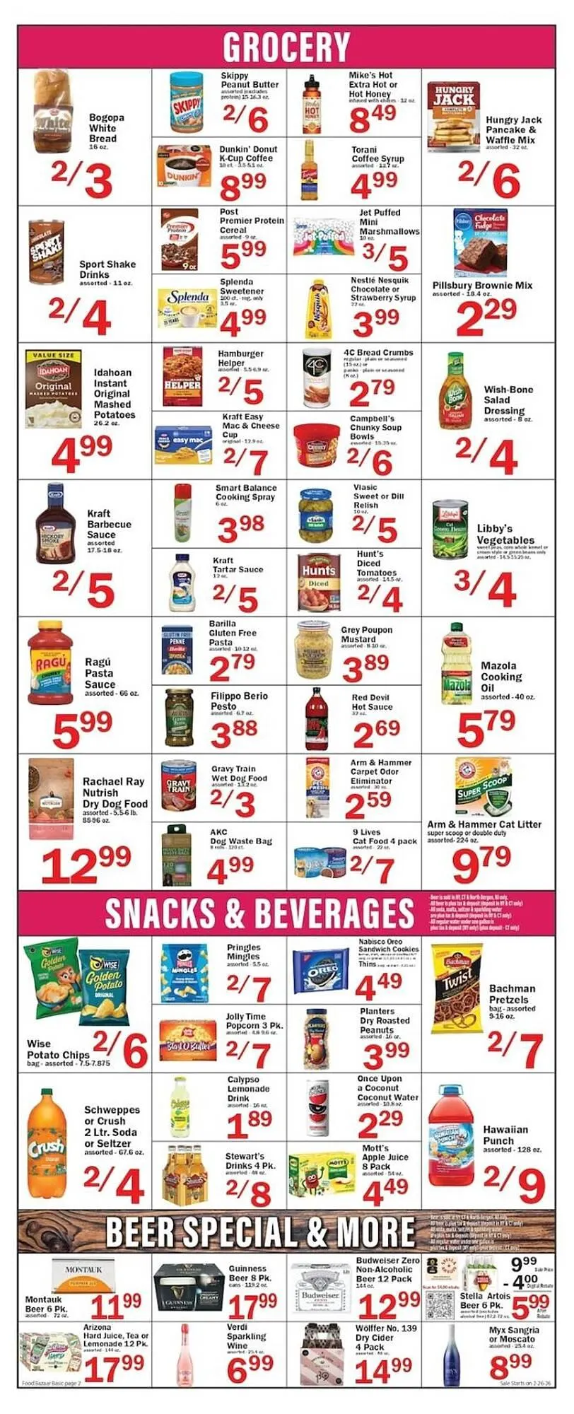 Weekly ad Food Bazaar circular from February 26 to March 4 2026 - Page 2