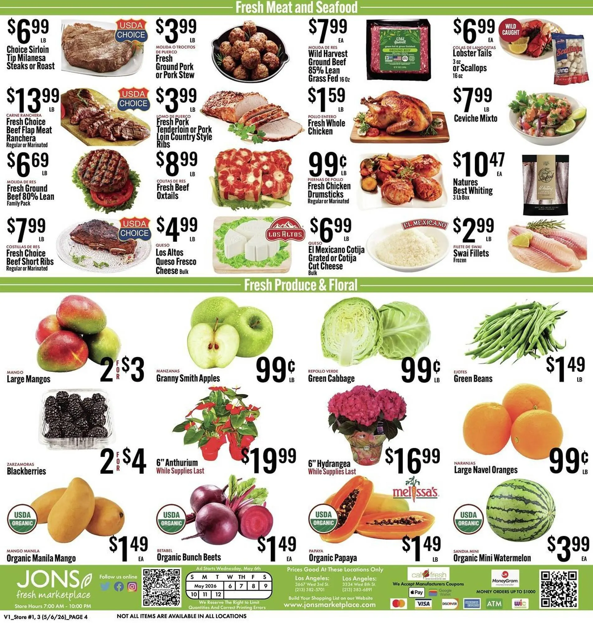 Weekly promotion Jons International weekly ad spanning from May 6 to May 12 2026 - Page 4 for Catalogue 365