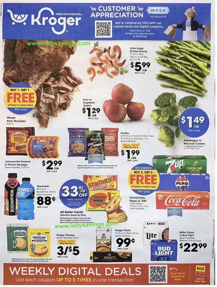 Weekly ad Top deals and discounts from March 26 to April 1 2025 - Page 1