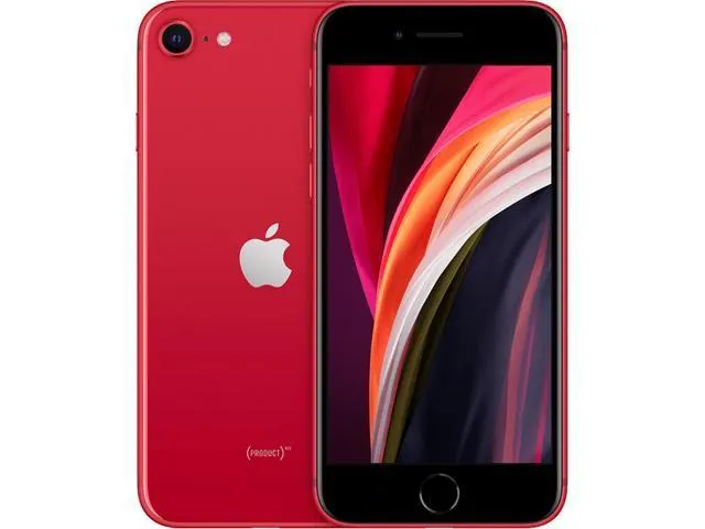 Apple iPhone SE (2020) 4G LTE GSM/CDMA Fully Unlocked Phone 4.7" Red 128GB 3GB RAM [GRADE B]