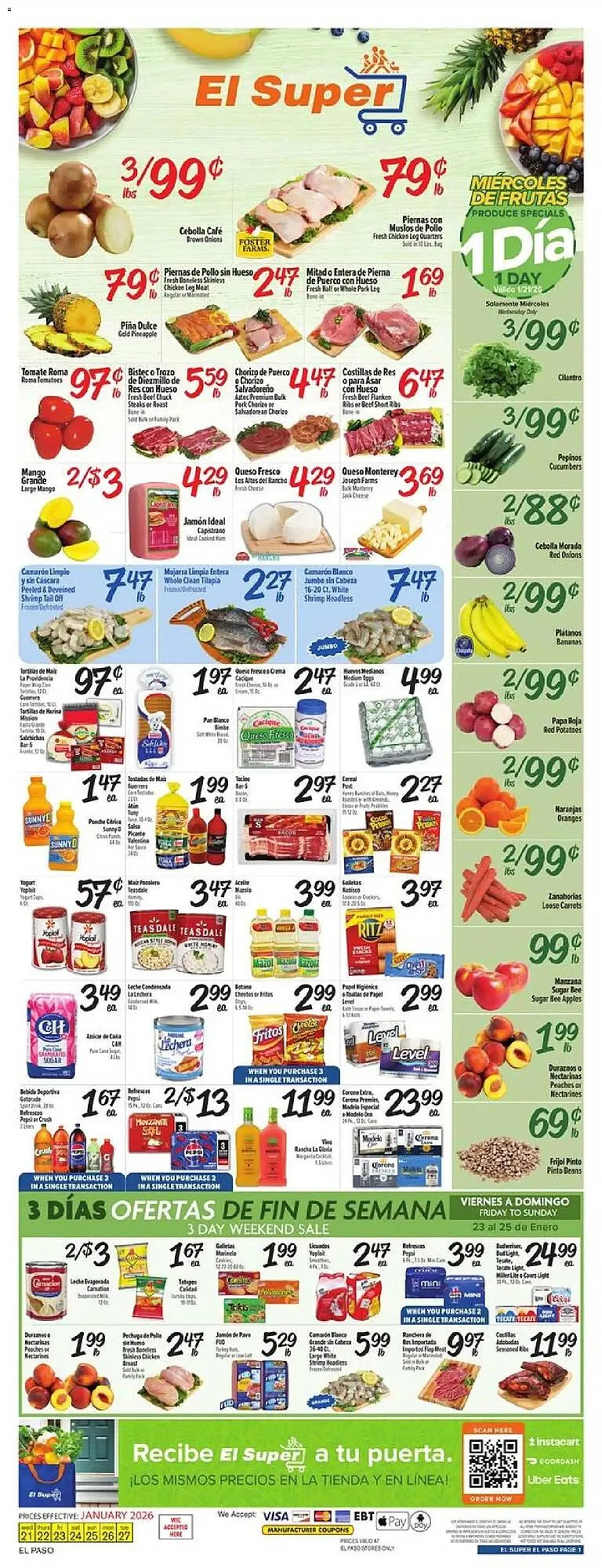 El Super weekly ad - 1