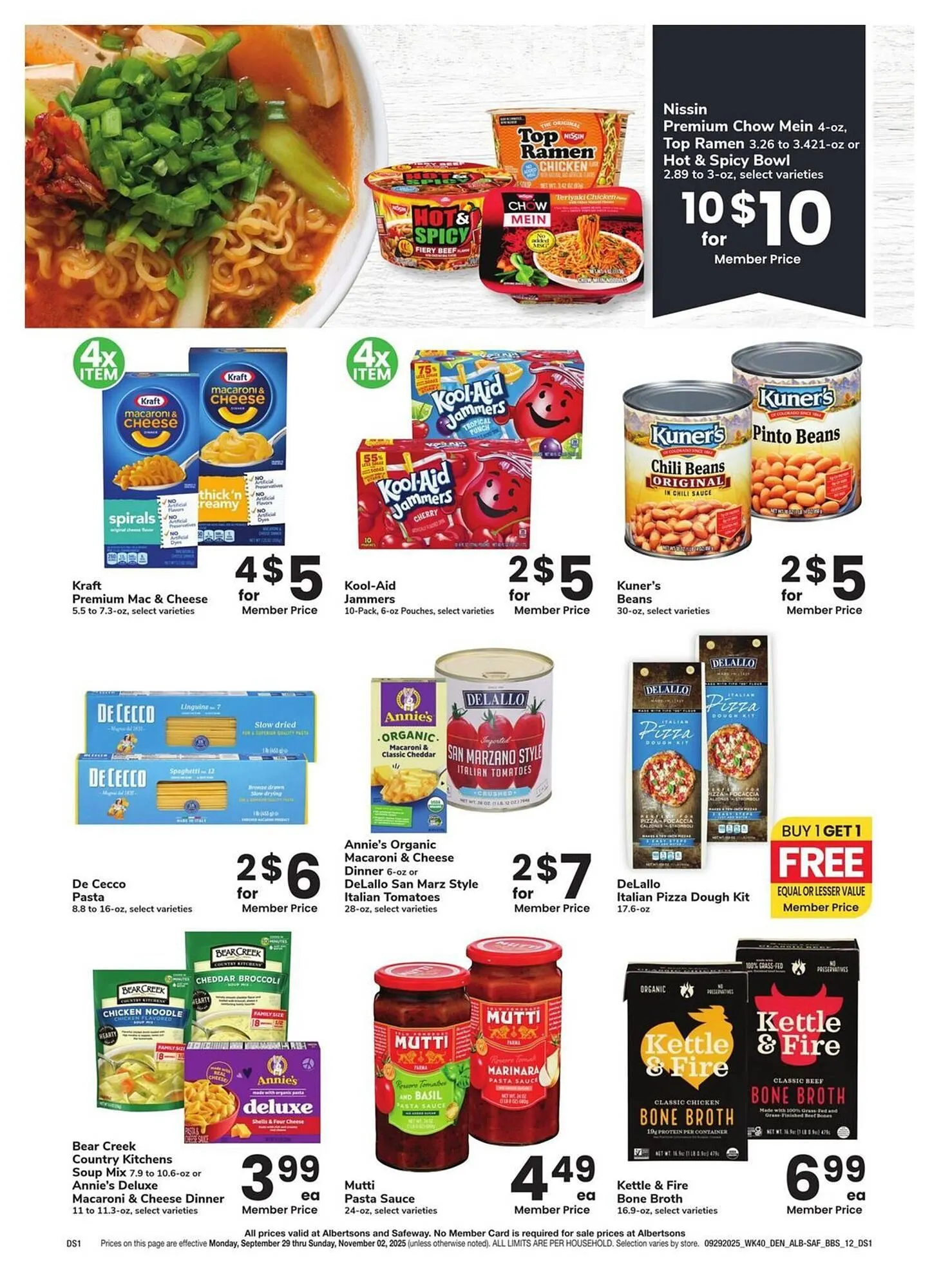 Weekly ad Albertsons weekly ad from September 29 to November 2 2025 - Page 12