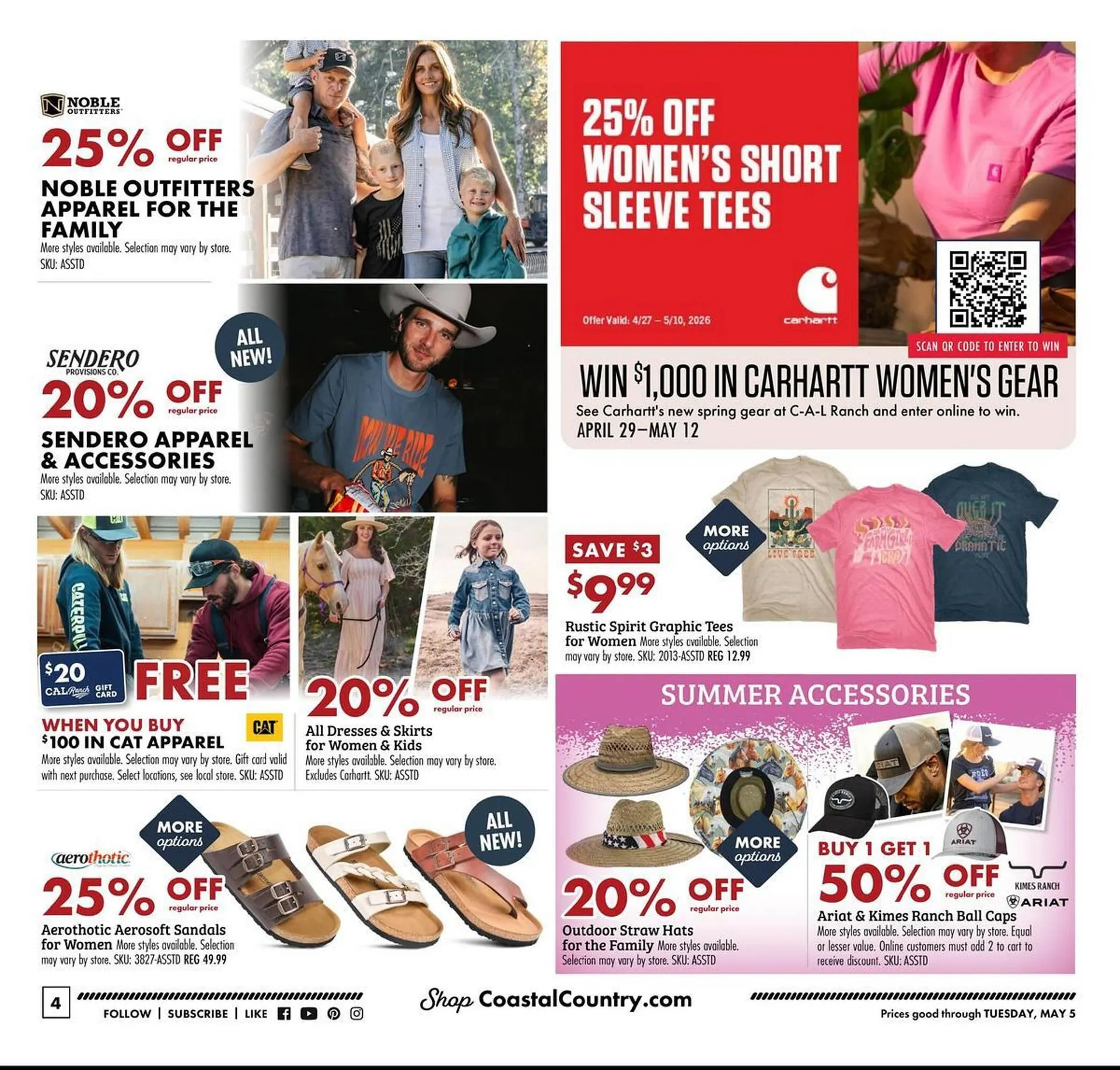 Weekly promotion C A L Ranch Stores weekly ad spanning from April 29 to May 5 2026 - Page 4 for Catalogue 365