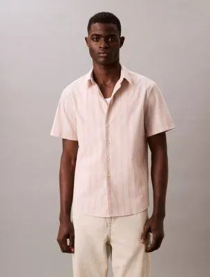 Poplin Stripe Classic Button-Down Shirt