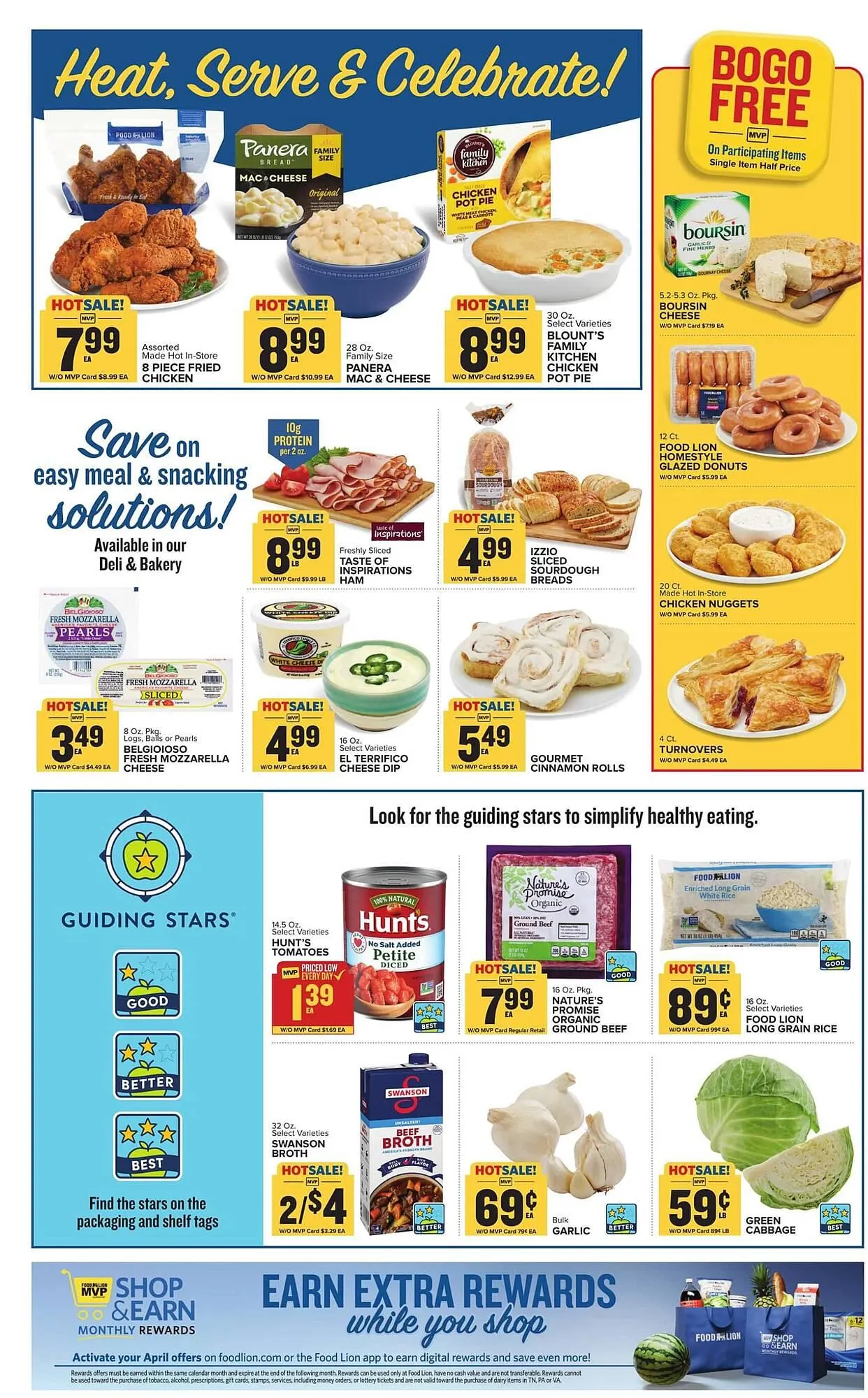 Weekly promotion Food Lion weekly ad spanning from April 1 to April 7 2026 - Page 4 for Catalogue 365