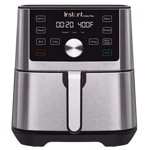 Instant Vortex Plus Black/Silver 4 qt Programmable Digital Air Fryer