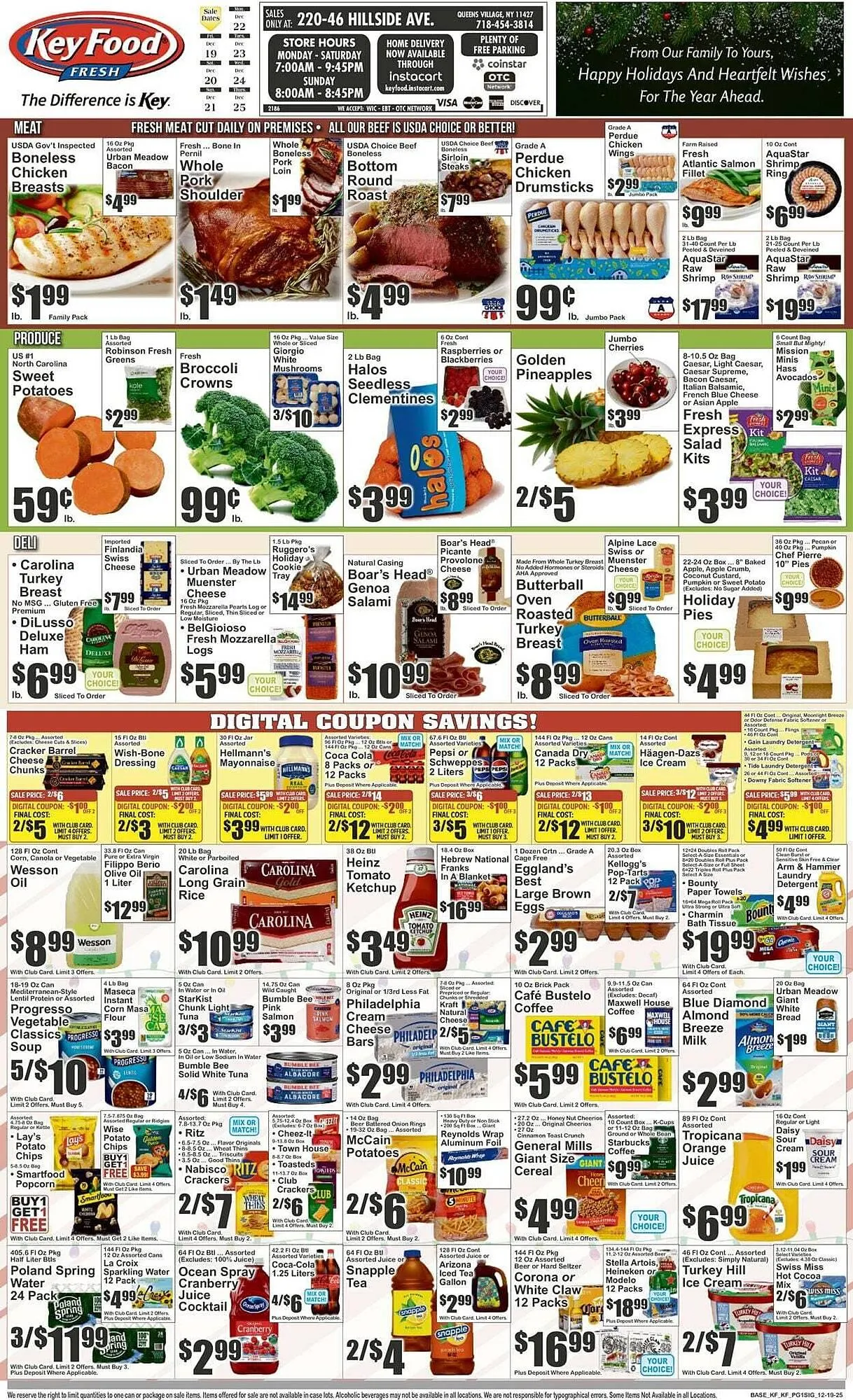 Weekly ad Key Food circular from December 19 to December 25 2025 - Page 1