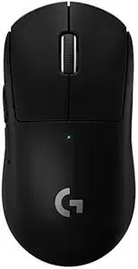 Logitech G PRO X Superlight Wireless Gaming Mouse, Ultra-Lightweight, Hero 25K Sensor, 25,600 DPI, 5 Programmable Buttons, Long Battery Life, Compatible with PC/Mac - Black (Renewed)
