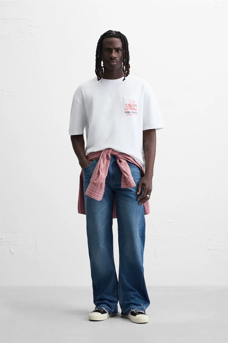 PRINTED POCKET T-SHIRT