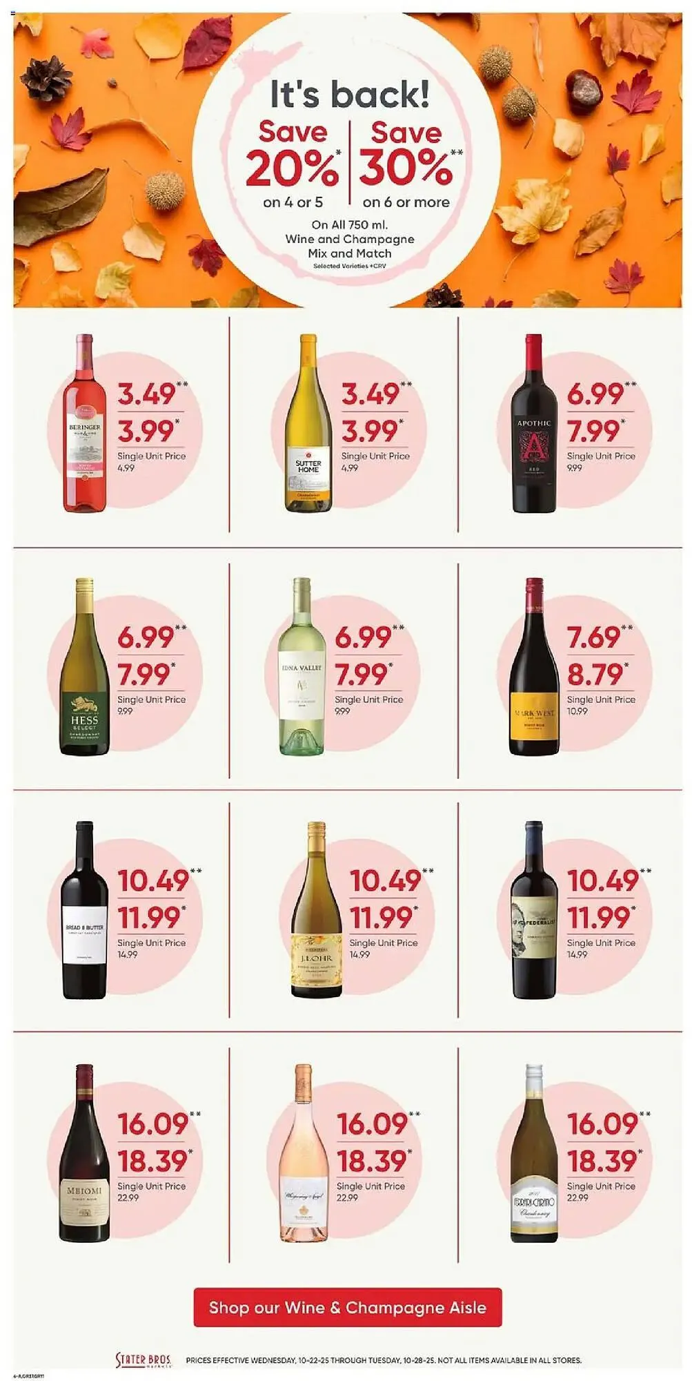 Weekly ad Stater Bros weekly ad from October 22 to October 28 2025 - Page 6