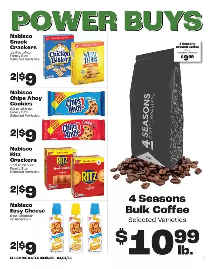 Weekly ad Rosauers Monthly Power Buys from March 5 to April 1 2025 - Page 7