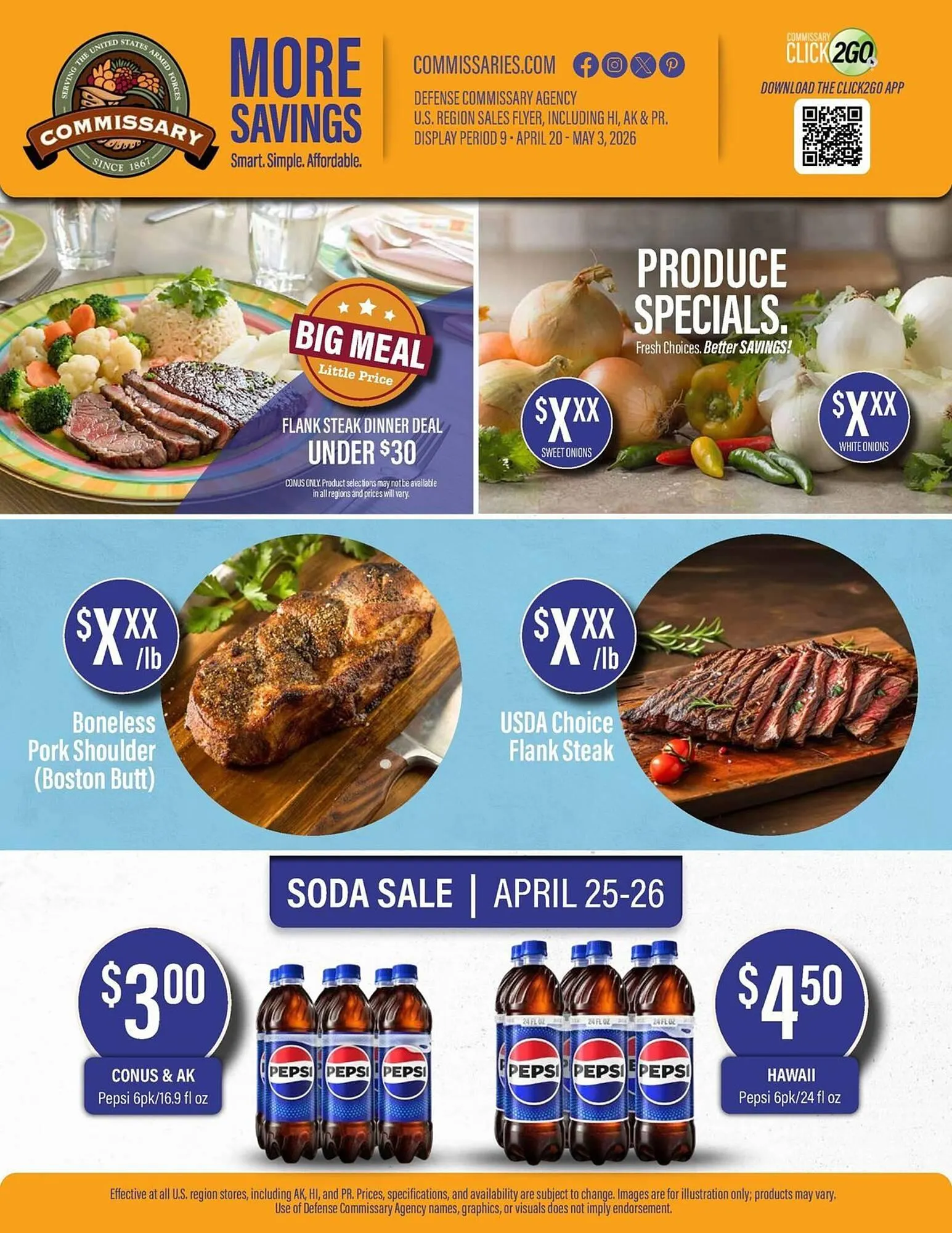 Weekly ad Commissary weekly ad from April 20 to May 3 2026 - Page 1