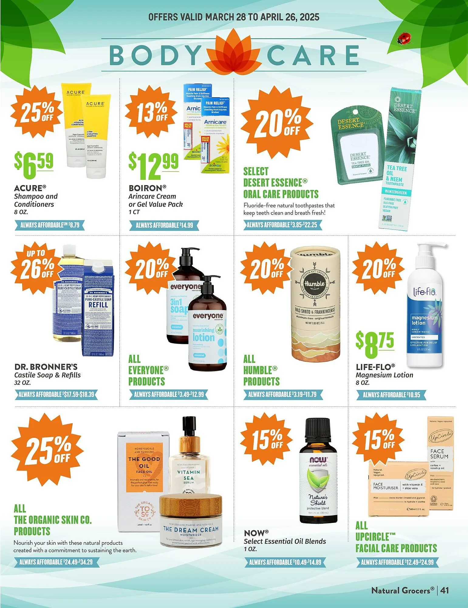 Weekly ad Natural Grocers ad from April 18 to April 26 2025 - Page 41
