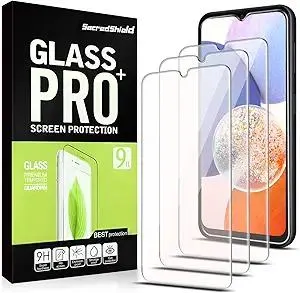 [3-Pack] Screen Protector for Samsung Galaxy A14 5G Tempered Glass, 9H Hardness, Bubble Free, Easy to Install