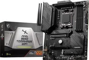 MSI MAG B650 TOMAHAWK WIFI AM5 AMD B650 SATA 6Gb/s DDR5 Ryzen 7000 ATX Motherboard