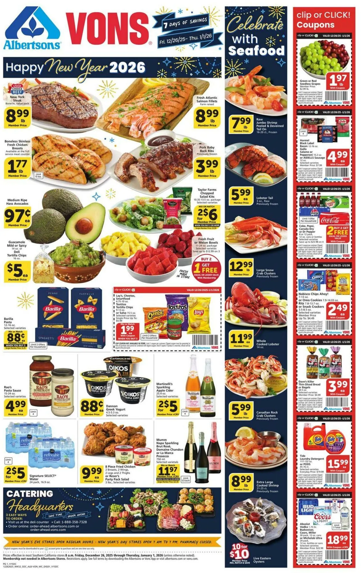 Weekly ad Vons Current weekly ad from December 26 to January 1 2026 - Page 1
