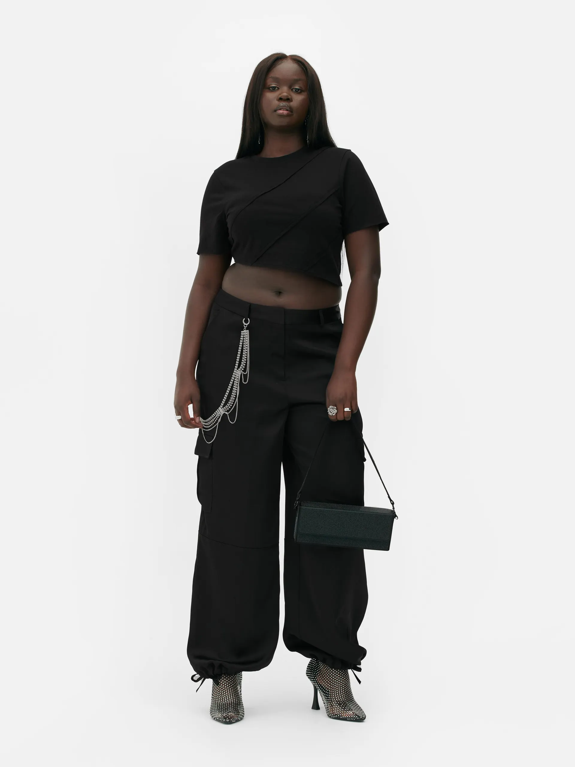 Kort asymmetrisch T-shirt Rita Ora