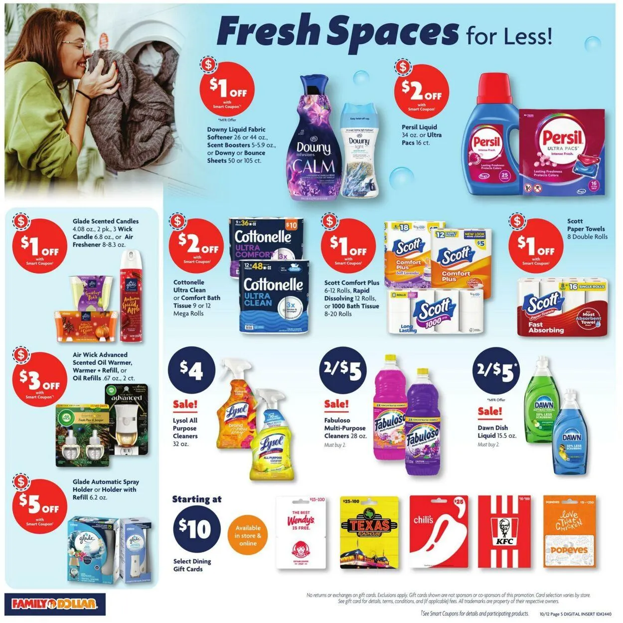 Weekly promotion Family Dollar Current weekly ad spanning from October 12 to October 18 2025 - Page 7 for Catalogue 365