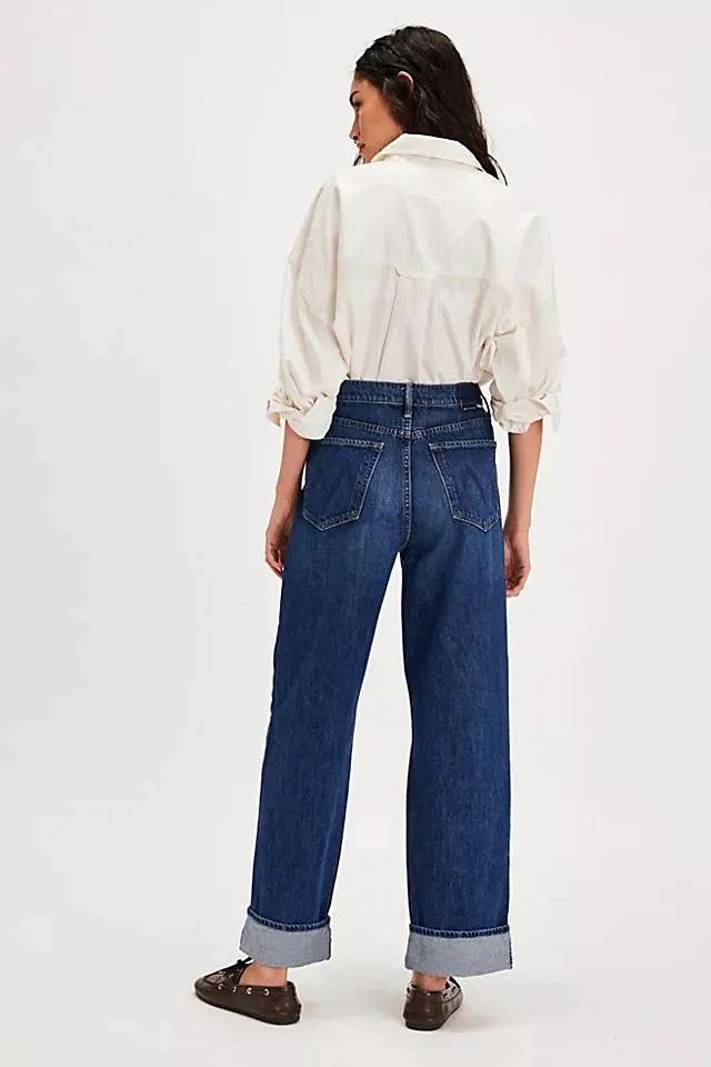 MOTHER The Spitfire Nerdy Cuff Jeans