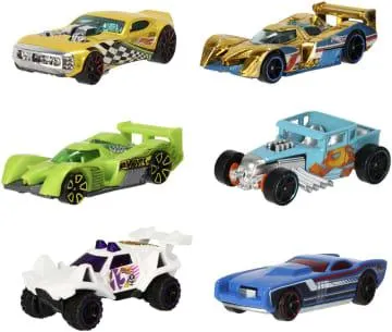 Hot Wheels Super Rigs, 1:64 Scale Toy Car And Matching Transporter, 2 Vehicles