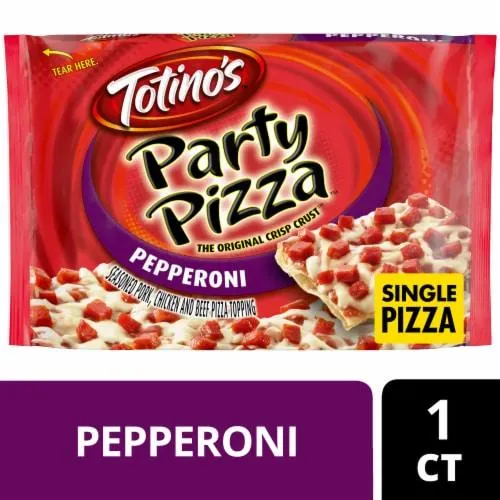Totino's Party Pizza Pepperoni Thin Crust Frozen Pizza