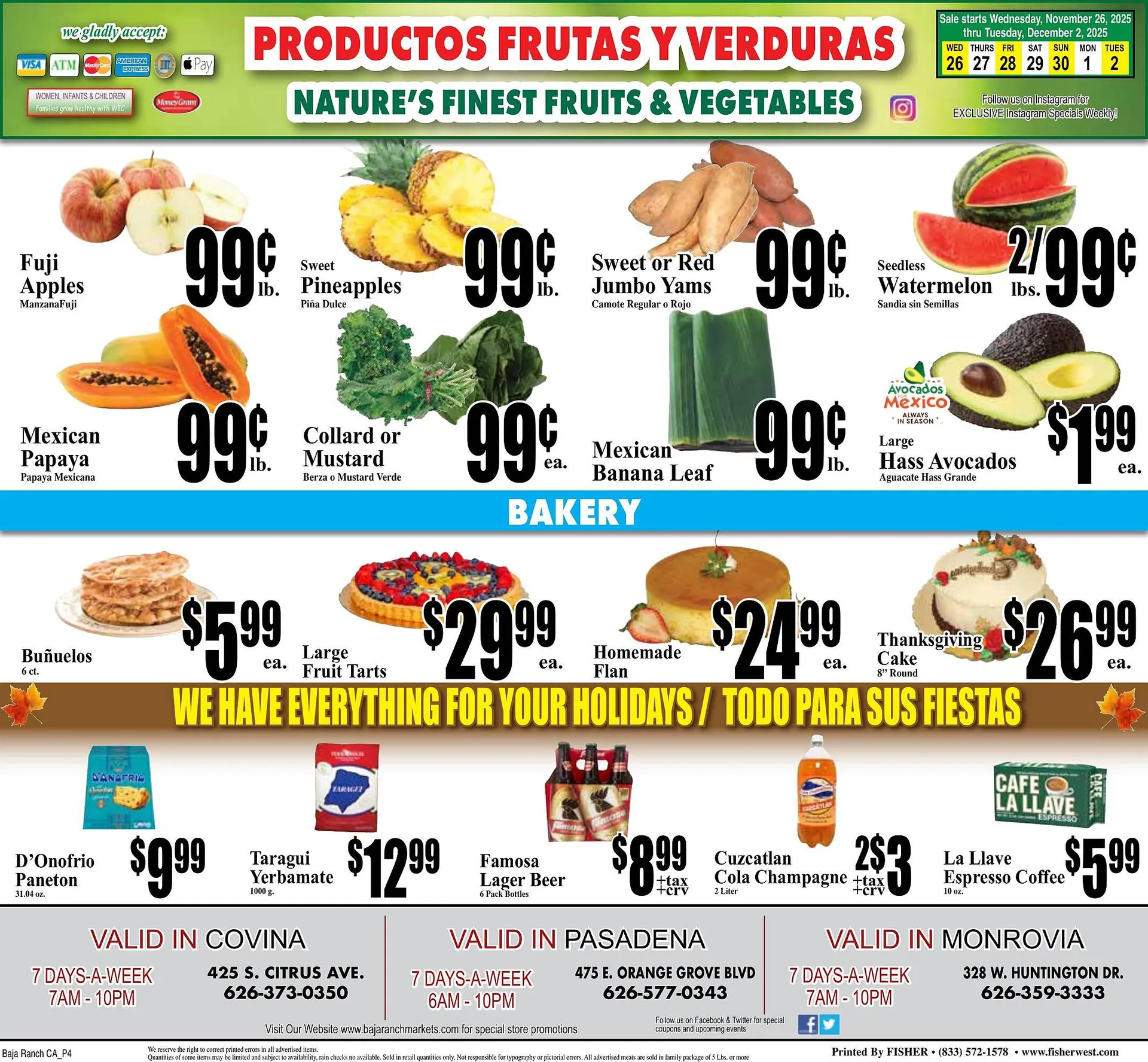 Weekly ad Baja Ranch weekly ad from November 26 to December 2 2025 - Page 4