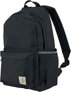 Carhartt 21L Classic Laptop Backpack, Water-Resistant Pack W/ 15" Laptop Sleeve and Organizational Compartments, PFAS Free, Black