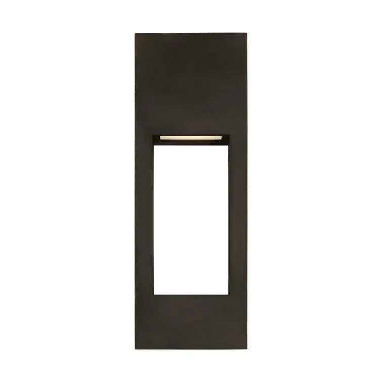 Blandburg Rectangle Outdoor Aluminum LED Wall Light