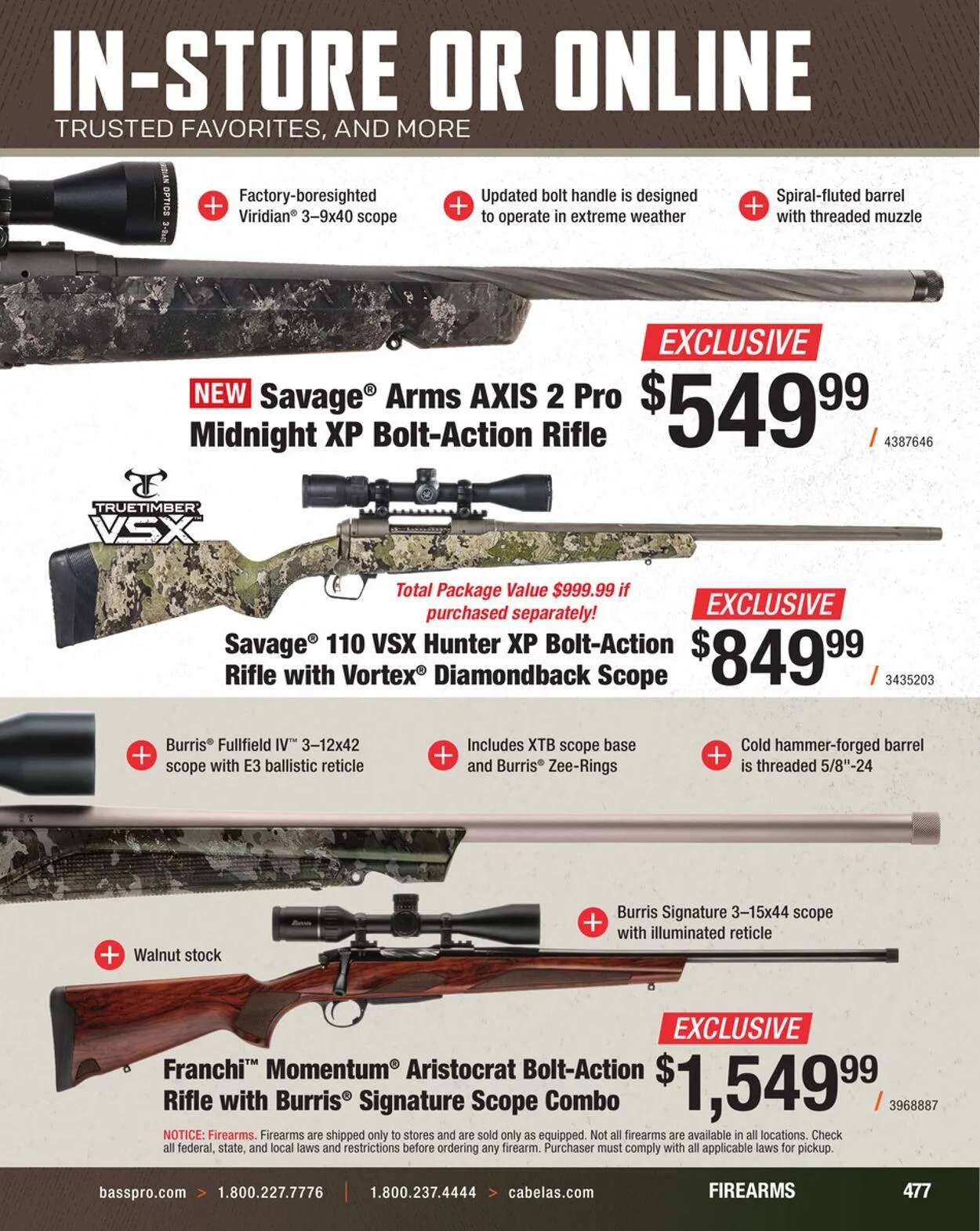 Weekly ad Bass Pro Current weekly ad from August 20 to September 3 2025 - Page 477