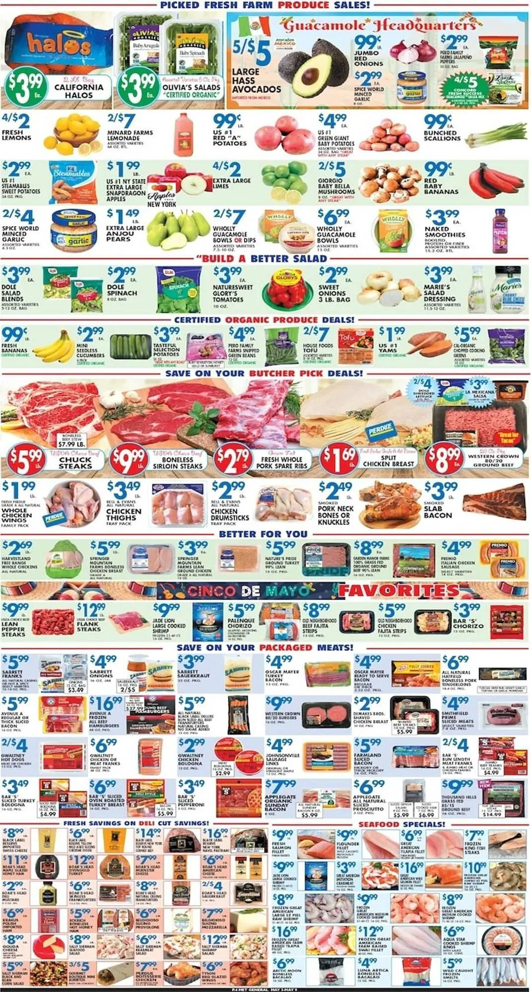 Weekly promotion Met Foodmarkets weekly ad spanning from May 3 to May 9 2026 - Page 4 for Catalogue 365