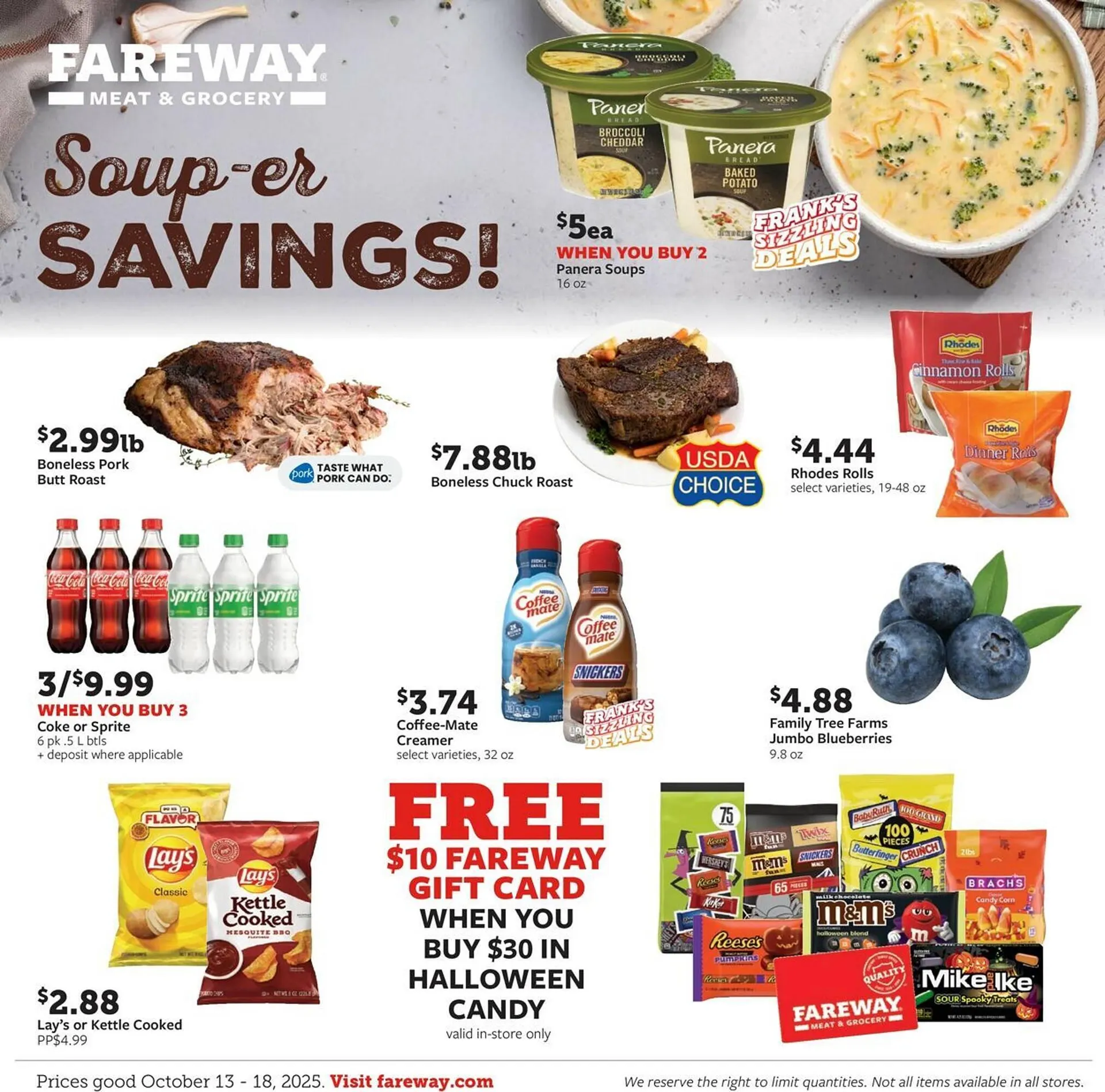 Weekly ad Fareway weekly ad from October 12 to October 18 2025 - Page 1