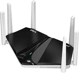 AX3000 WiFi 6 Router, Dual Band Gigabit Wireless Internet Router for Gaming & Streaming, 3000Mbps High Speed with 6 High-Gain Antennas, Long Range Coverage, EasyMesh Compatible, WPA3