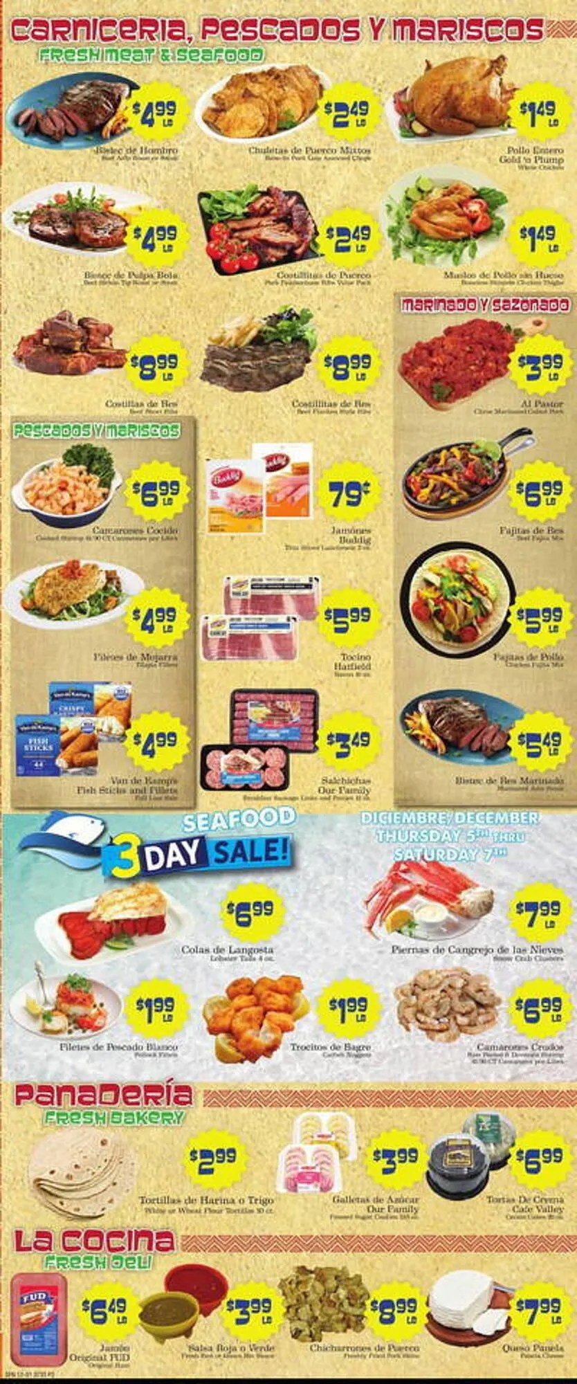 Weekly ad Supermercado Nuestra Familia Weekly Ad from December 1 to December 7 2024 - Page 2