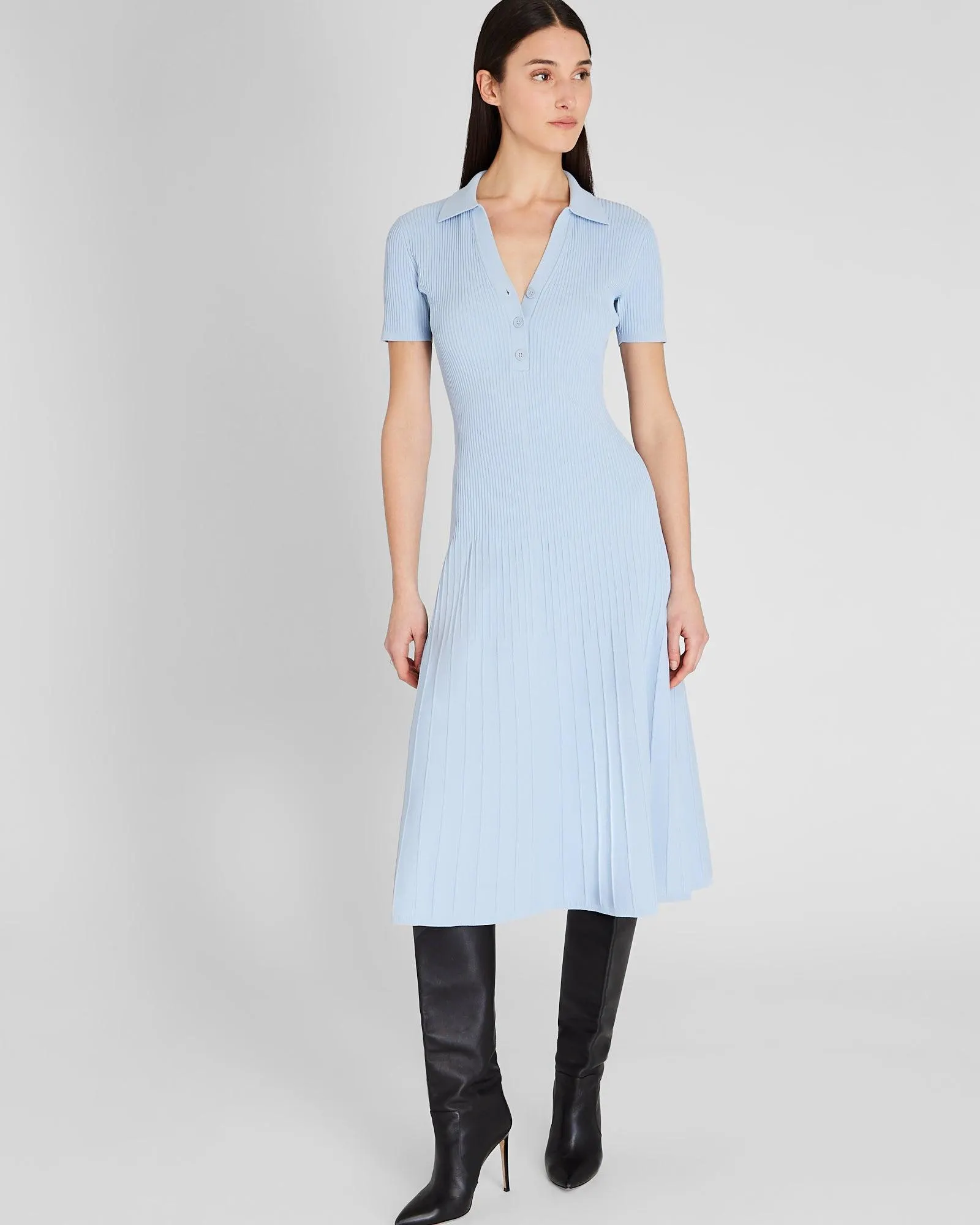 Johnny Collar Midi Dress