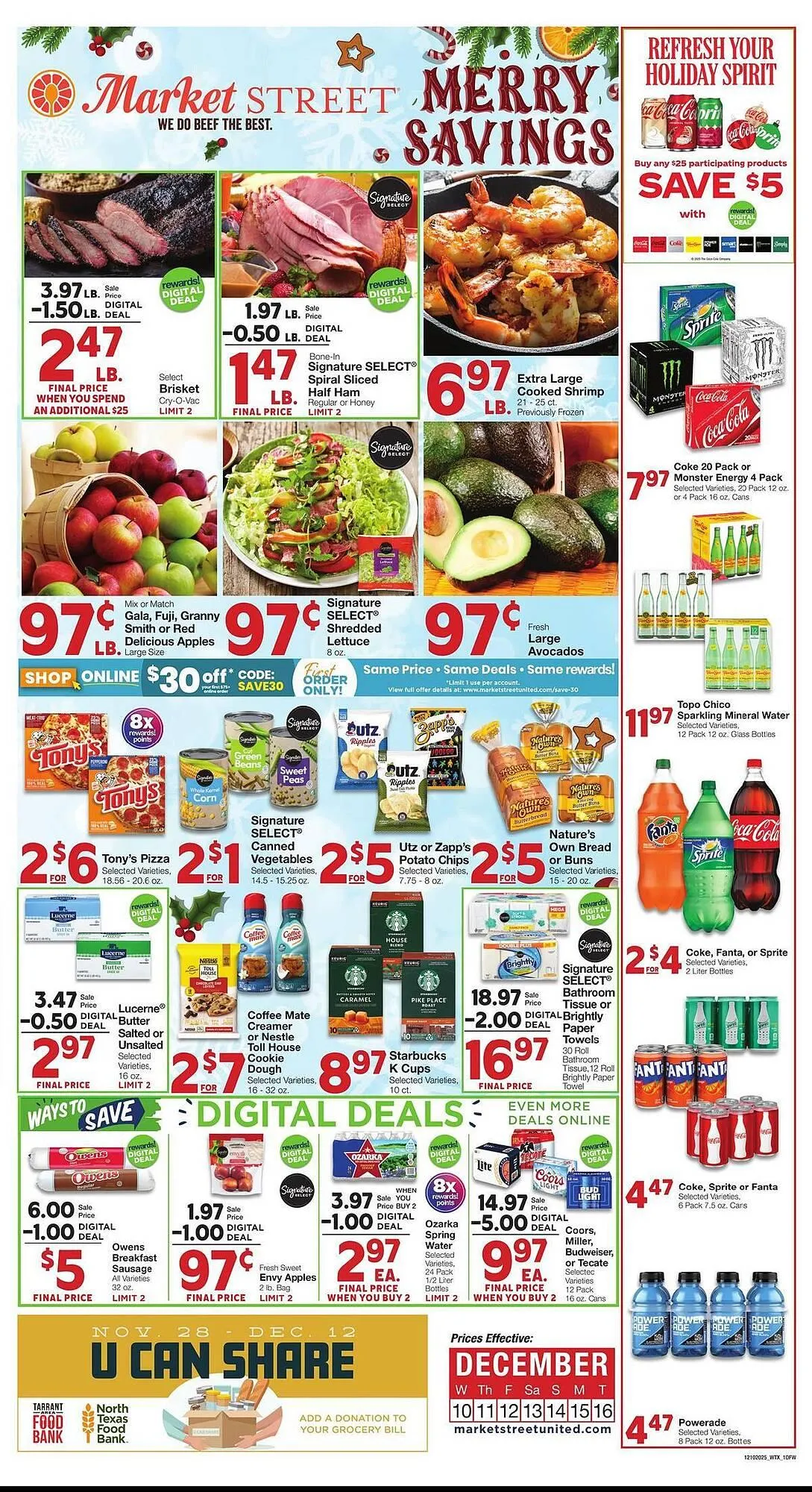 Weekly ad Market Street weekly ad from December 10 to December 16 2025 - Page 1